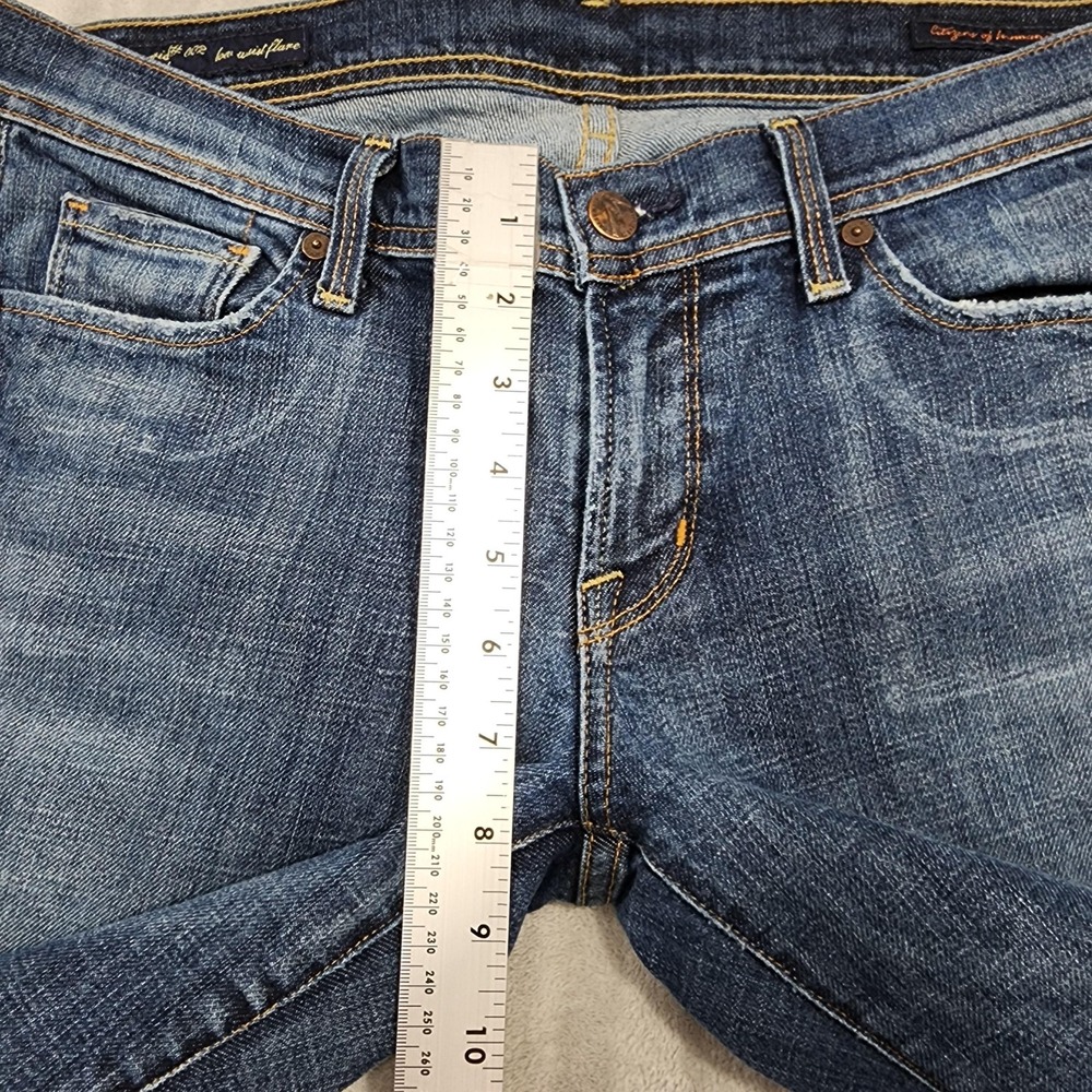 Citizens Of Humanity Jeans Womens 31 Blue Ingrid Low Rise Flare Stretch Denim - Picture 12 of 15